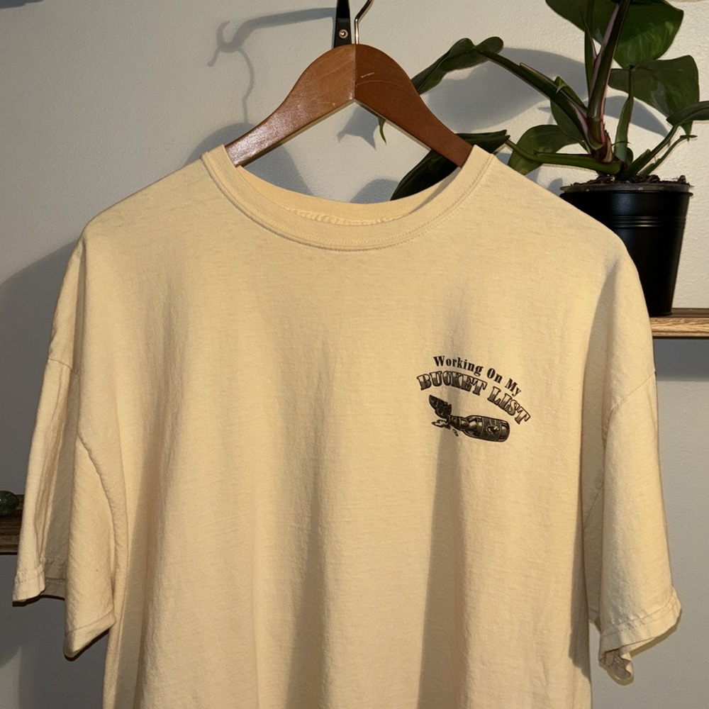 The Villages Florida "Working on my bucket list" Drinking T-Shirt XL - Picture 4 of 8